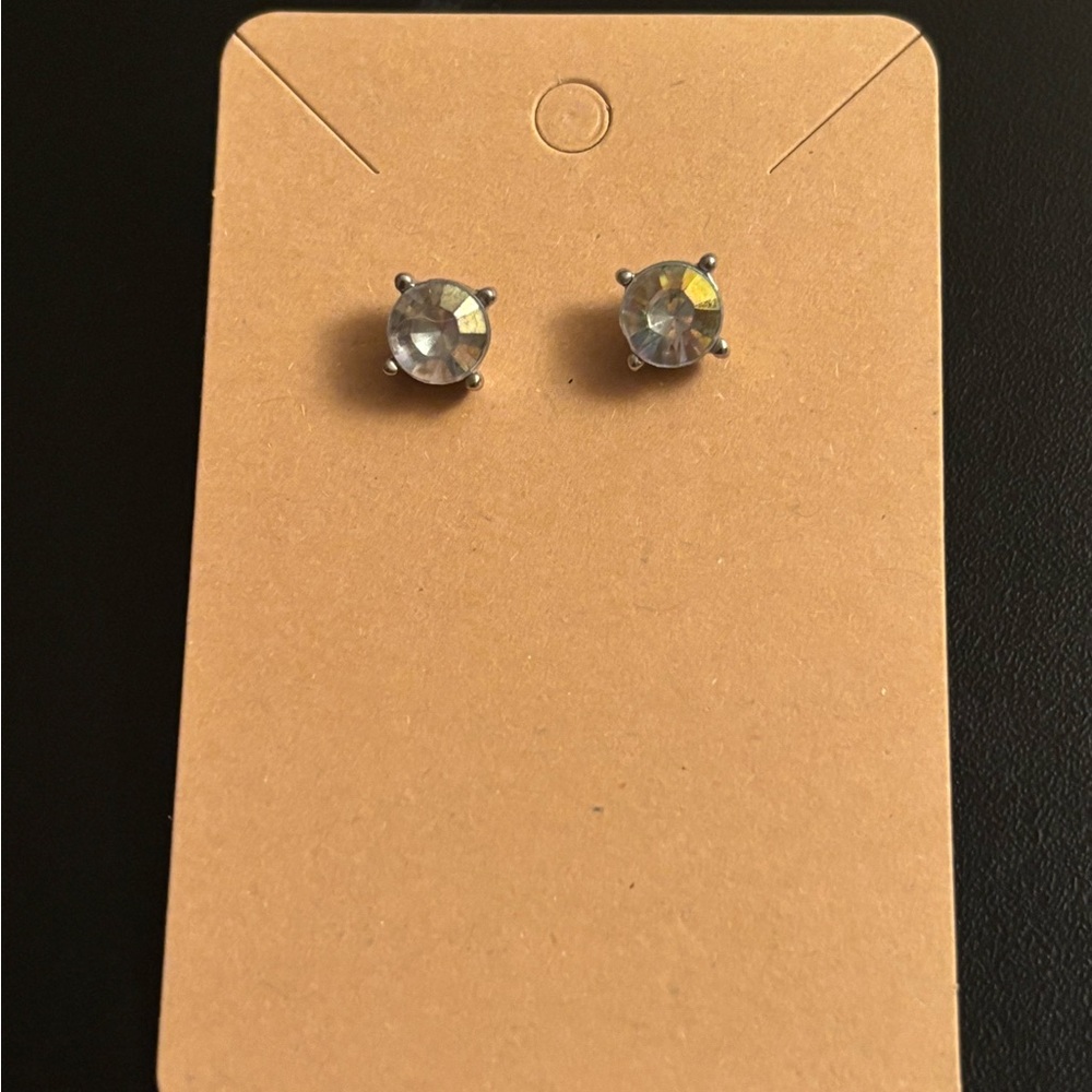 Elegant Silver Stud Earrings
